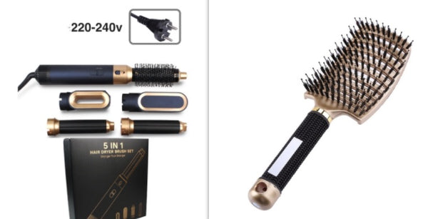 New Hair Dryer Multi Hair Styler 5 In1 Curling Iron Hair