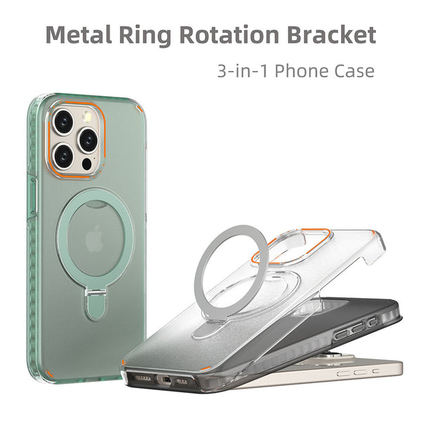 Magnetic Phone Case with Stand! Magesafe compatible for Wireless Charging