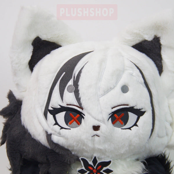 [In Stock ]45Cm Genshin Arlecchino Meow Plushies with Detachable Cloak